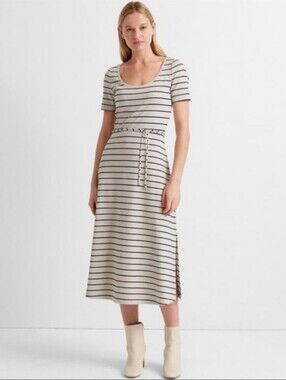 club monaco white scallop dress White Scalloped Dress